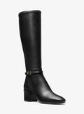 Ella Wide Calf Block Heel Boot