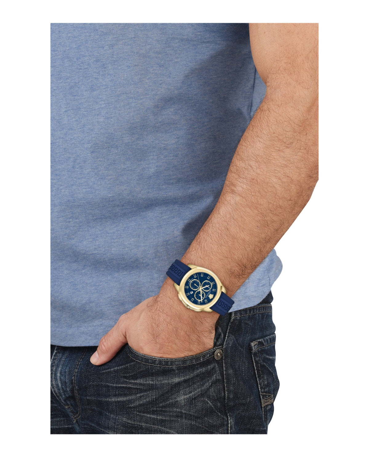 Geo Chrono Strap Watch