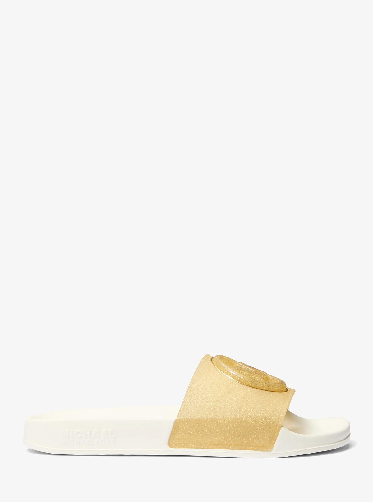 Penny Glitter Embellished PVC Slide Sandal
