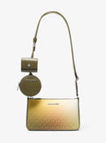 Jet Set Small Ombré Signature Logo Crossbody Bag with Case for Apple Airpods Pro