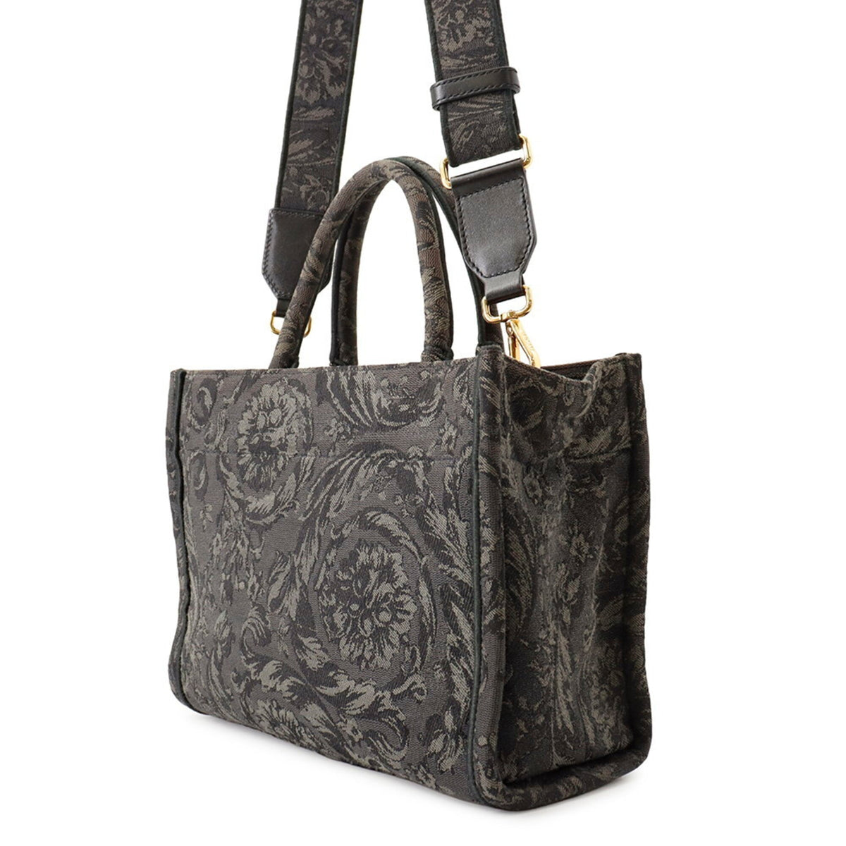 Versace  Canvas Handbag Shoulder Bag (Pre-Owned)