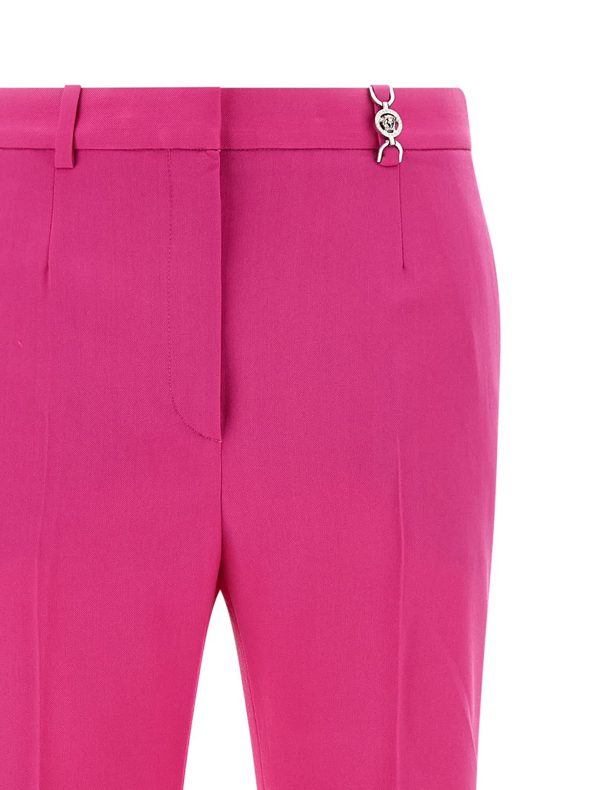 Versace Virgin Wool Fla Women's Pants