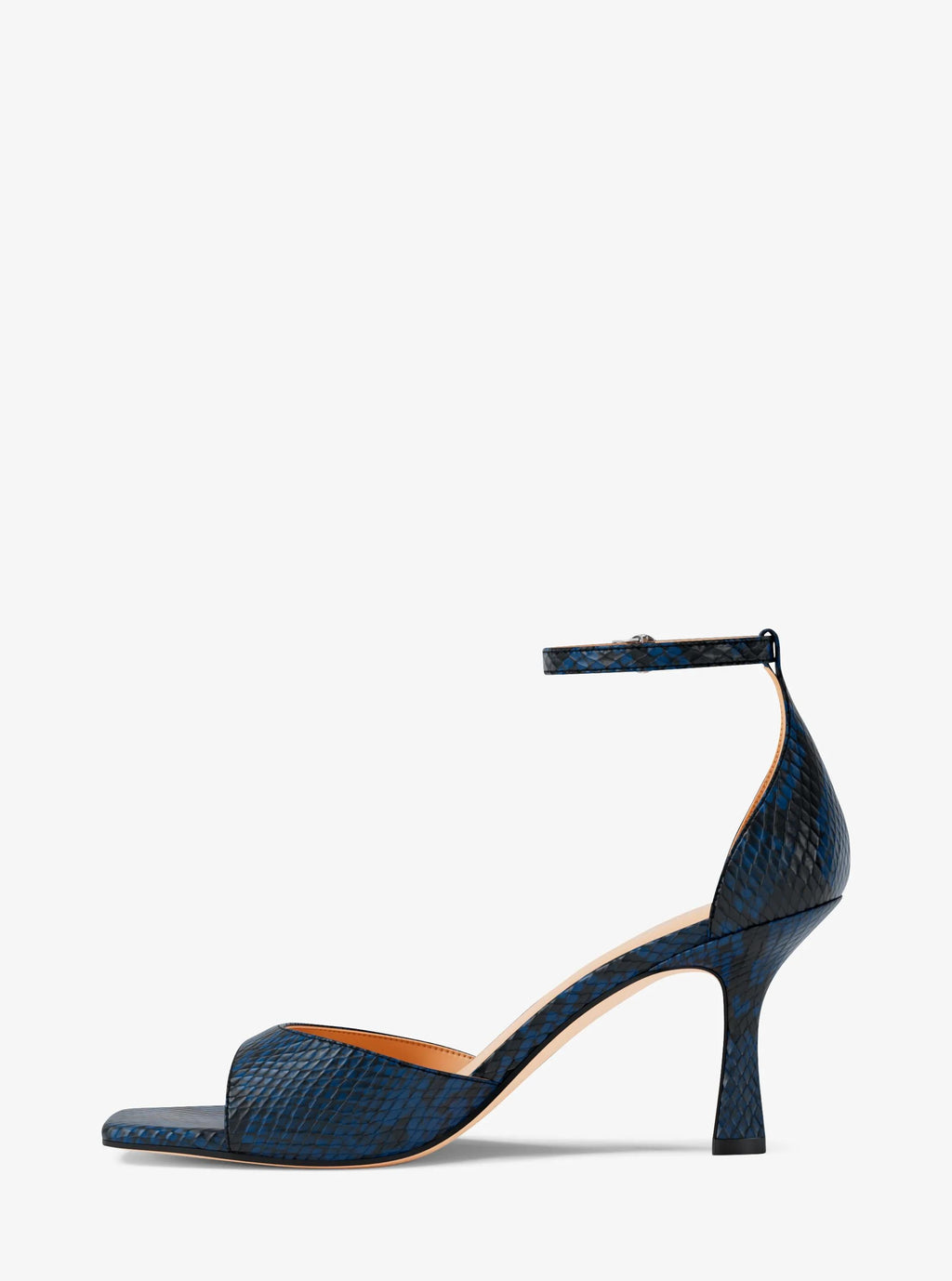 Amali Snake Embossed Sandal