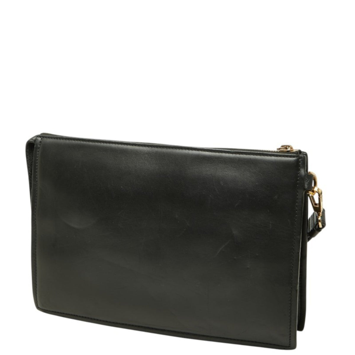 Versace Leather Clutch Bag (Pre-Owned)