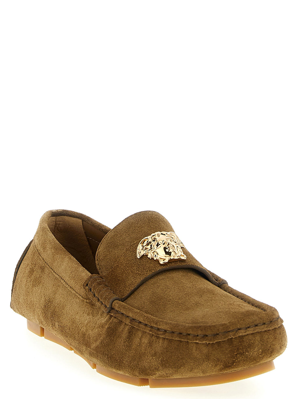Versace Calfskin Slip-On Men's Loafers