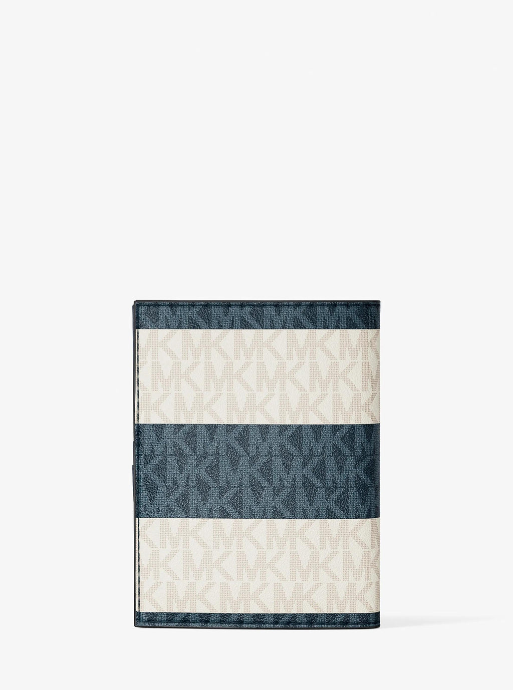 Jet Set Travel Medium Striped Signature Logo Passport Case