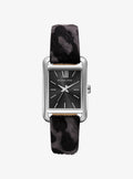 Monroe Leopard Print Calf Hair Watch