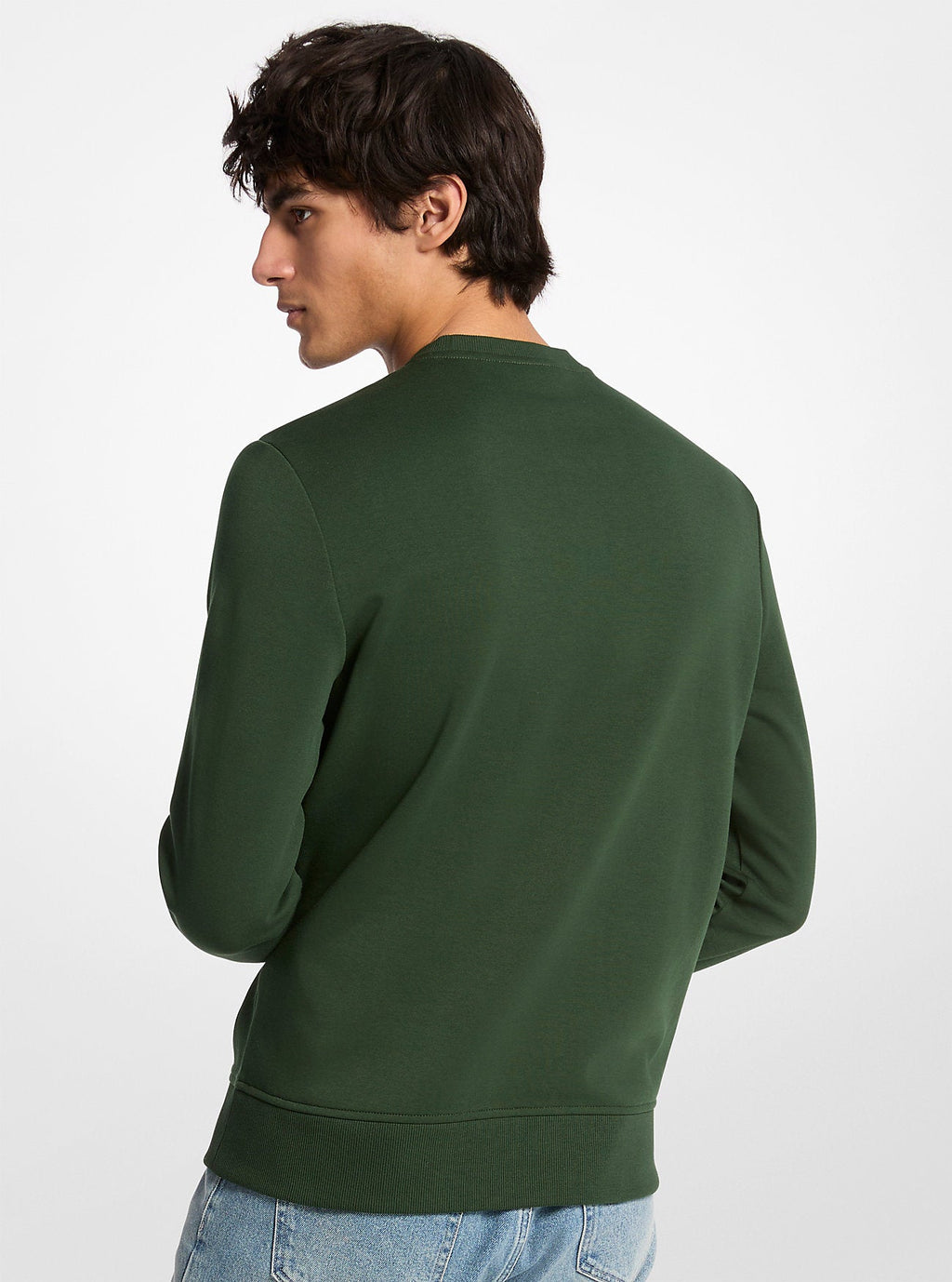 Ombré Logo Cotton Blend Sweater