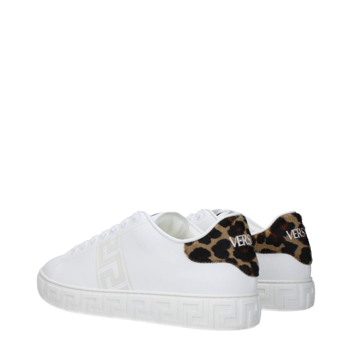 Versace Leather Low Top Men's Sneakers