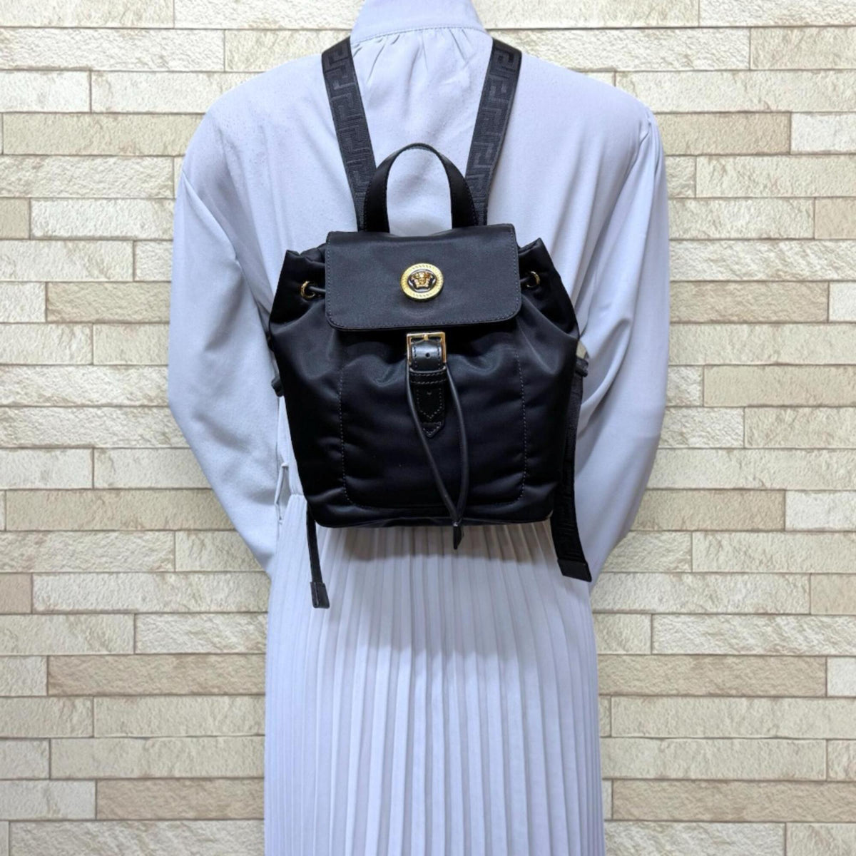 Versace Nylon Backpack (Pre-Owned)
