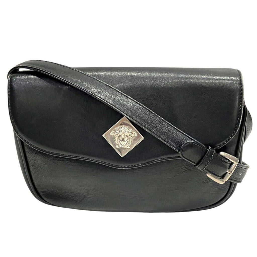 Versace Leather Shoulder Bag (Pre-Owned)