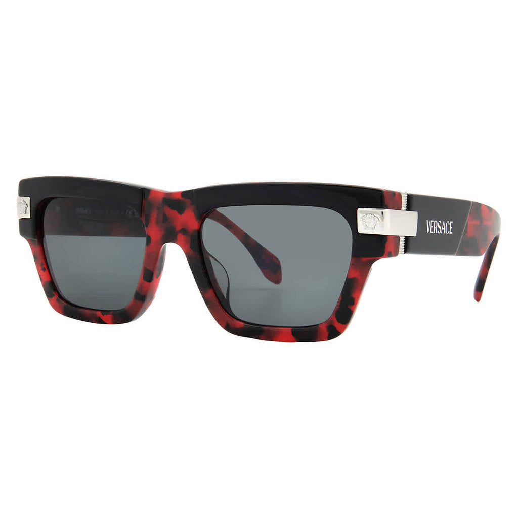Versace Dark Grey Square Men's Sunglasses VE4464F 545787 55