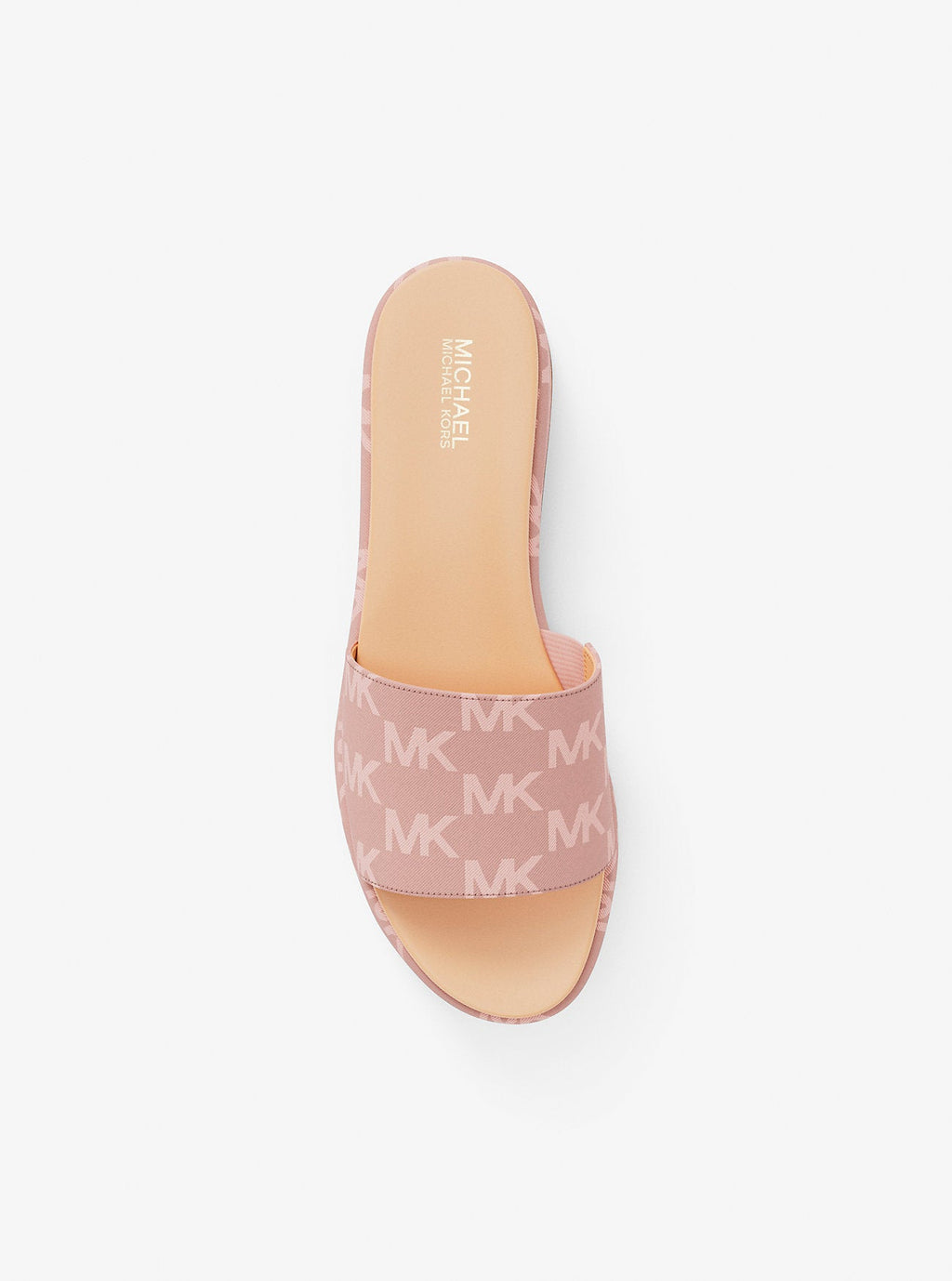 Sadler Logo Jacquard Platform Slide Sandal