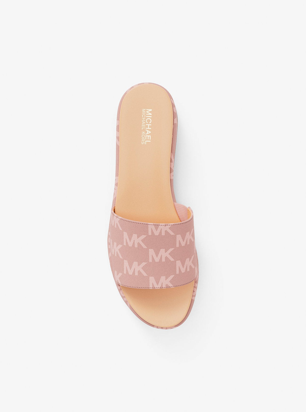 Sadler Logo Jacquard Platform Slide Sandal