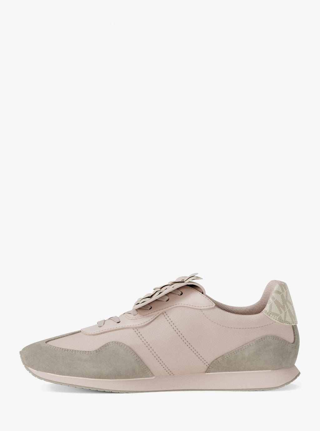 Essex Embellished Mixed-Media Trainer