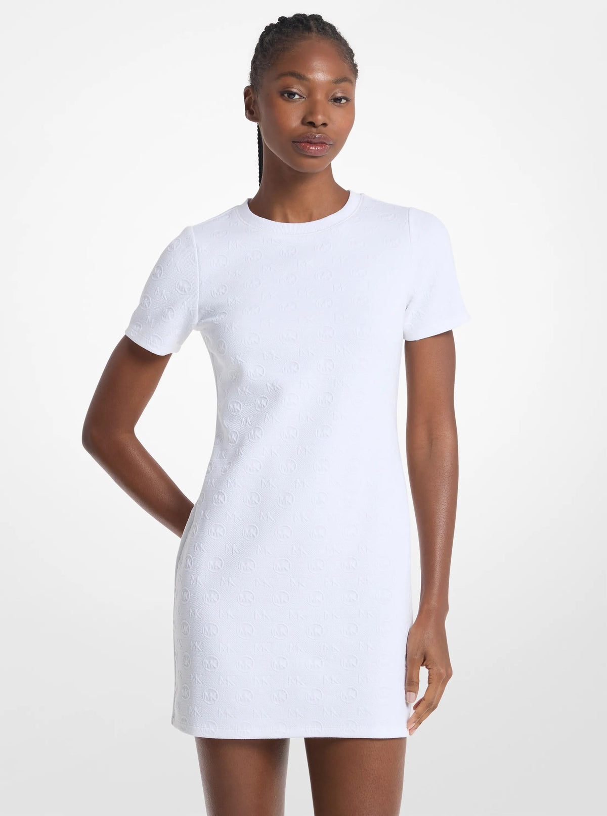 Logo Jacquard Dress