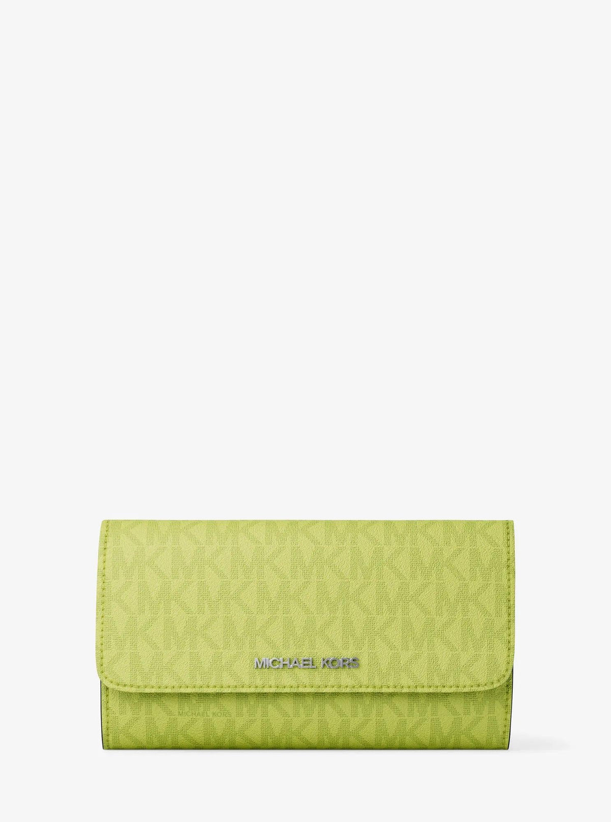 Jet Set Large Signature Logo Tri-Fold Wallet