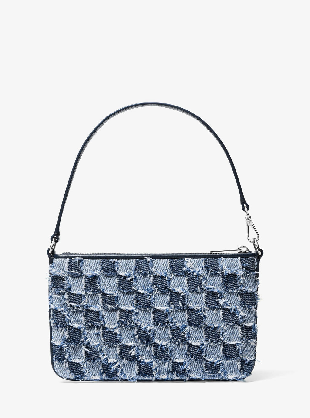 Jet Set Travel Small Patchwork Denim Convertible Wristlet