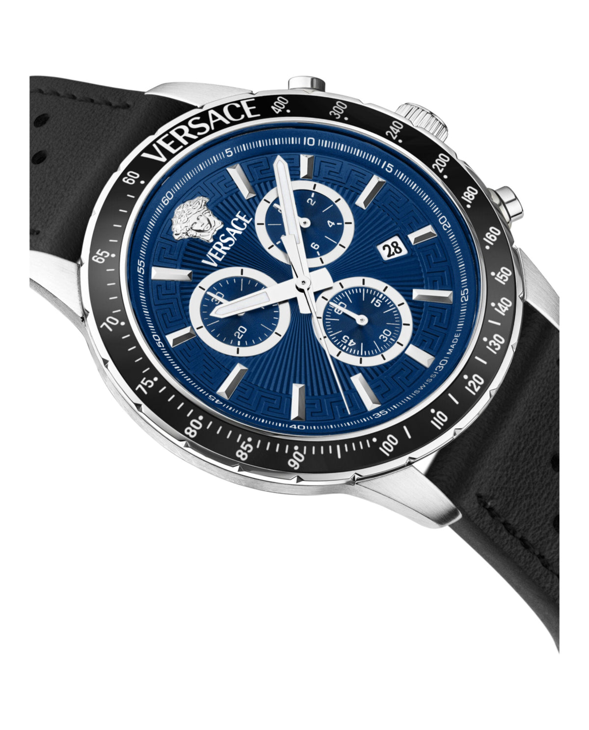 Sport Chrono Leather Watch