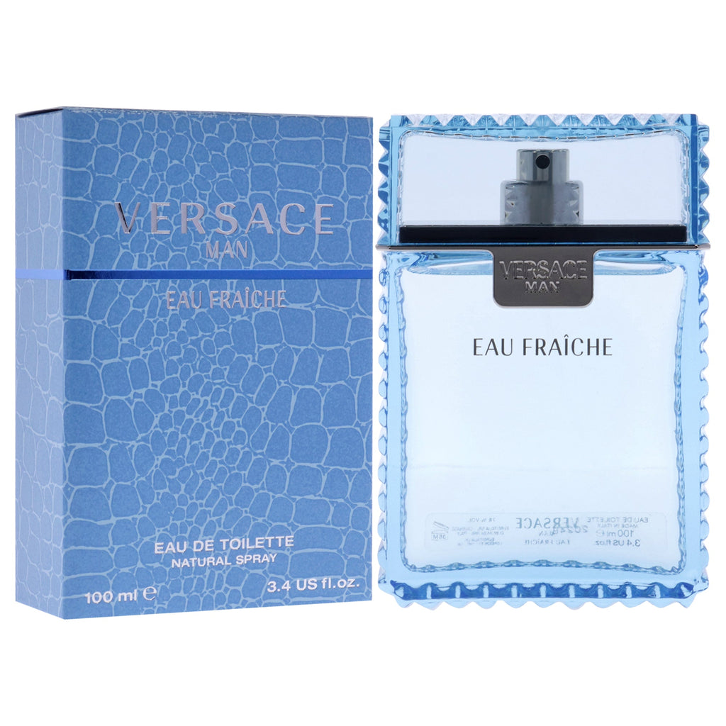 Versace Man Eau Fraiche by Versace for Men - 3.4 oz EDT Spray