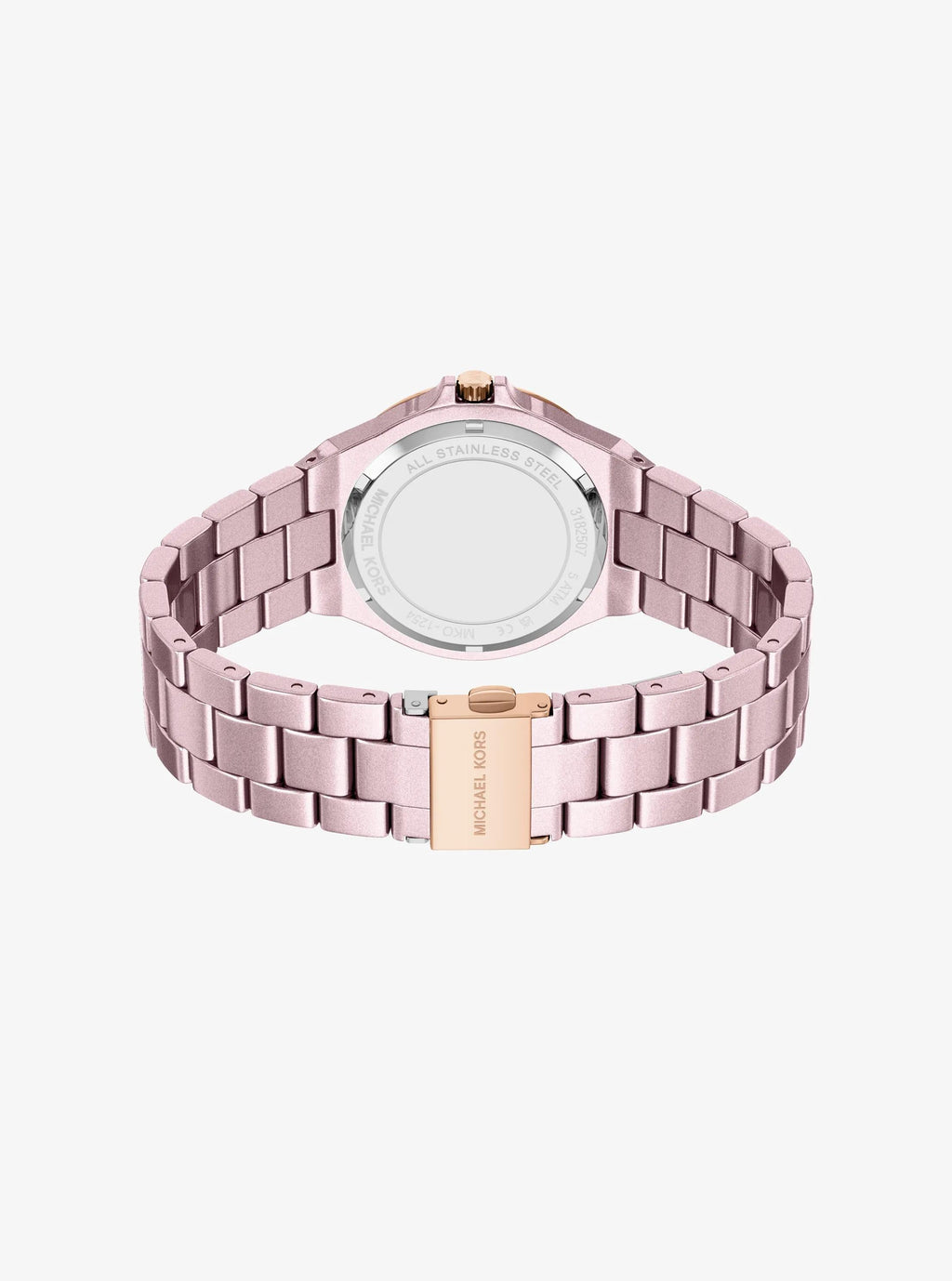 Mini Lennox Pav� Pink-Tone Watch