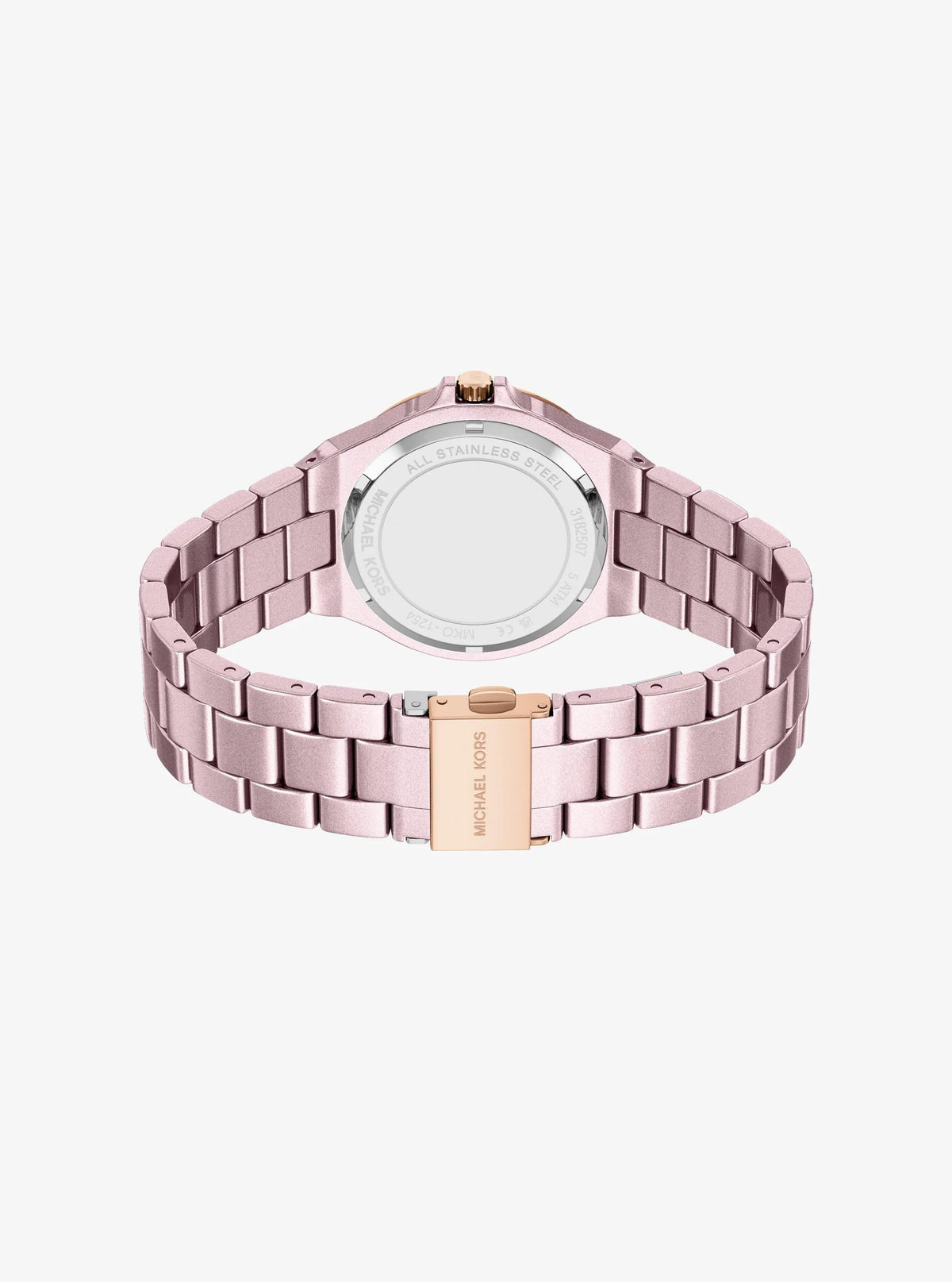 Mini Lennox Pav� Pink-Tone Watch