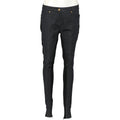 Versace Navy Blue Denim & Black Jersey Jeggings