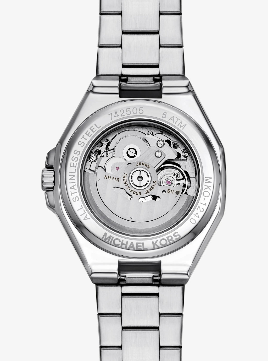 Oversized Callum Pavé Silver-Tone Watch