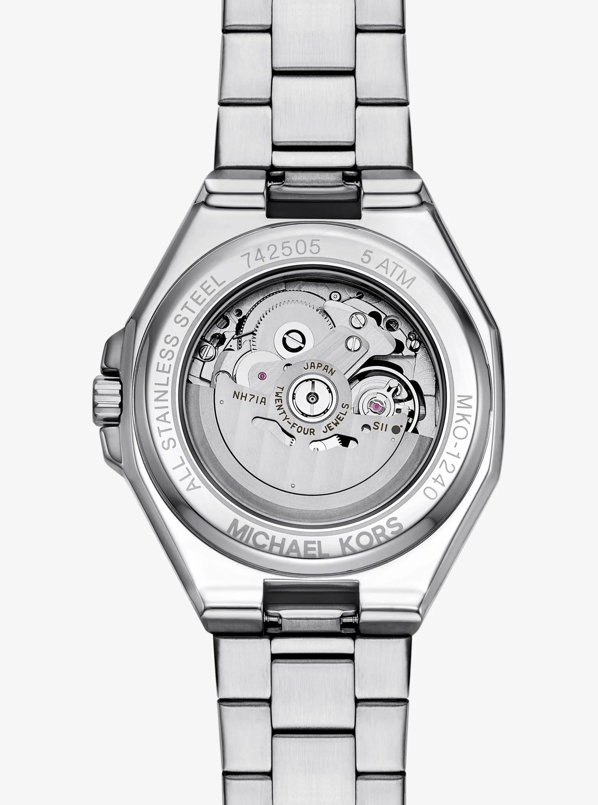 Oversized Callum Pavé Silver-Tone Watch