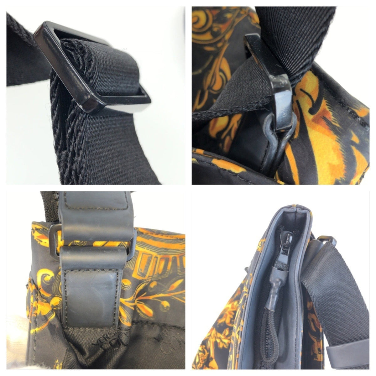 Versace yellow Nylon Shoulder Bag (Pre-Owned)
