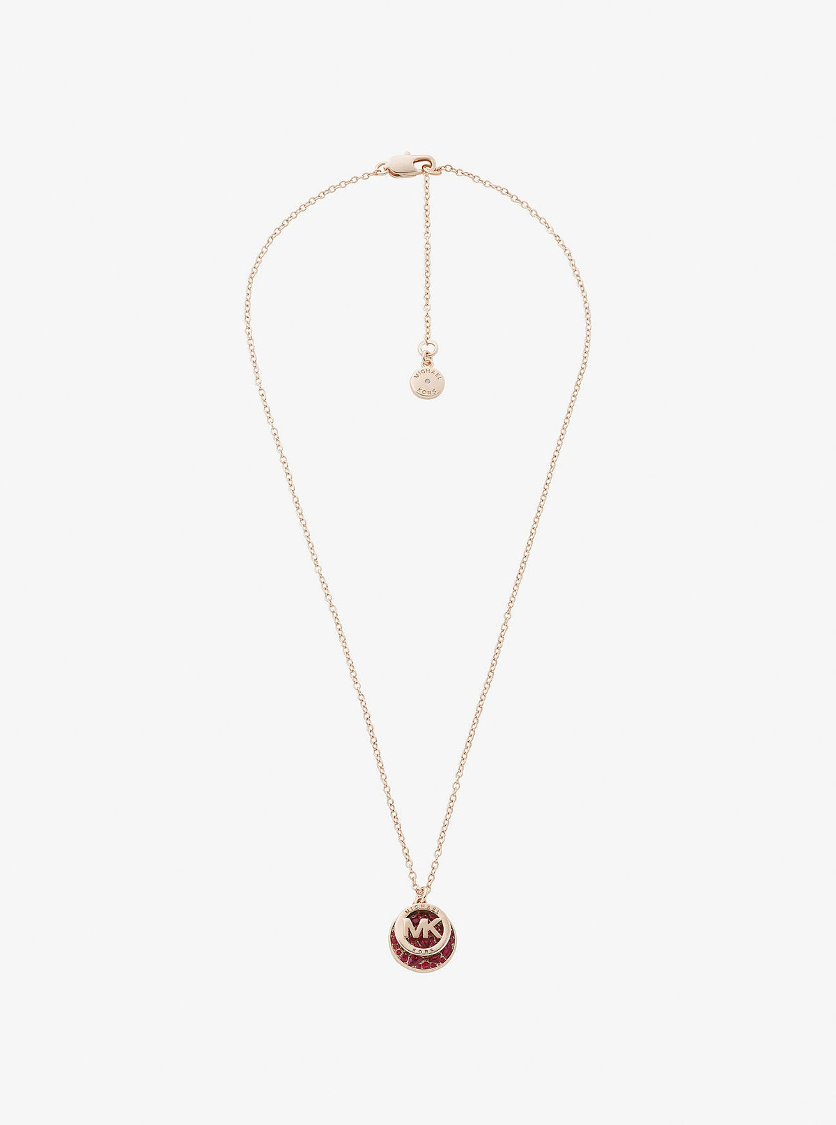 Pavé Logo Necklace
