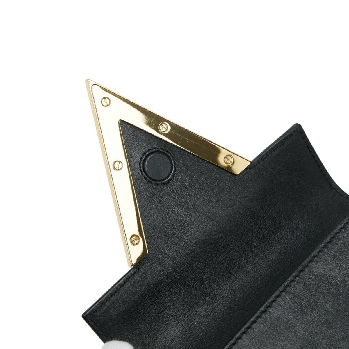 Versace Leather Clutch Bag (Pre-Owned)