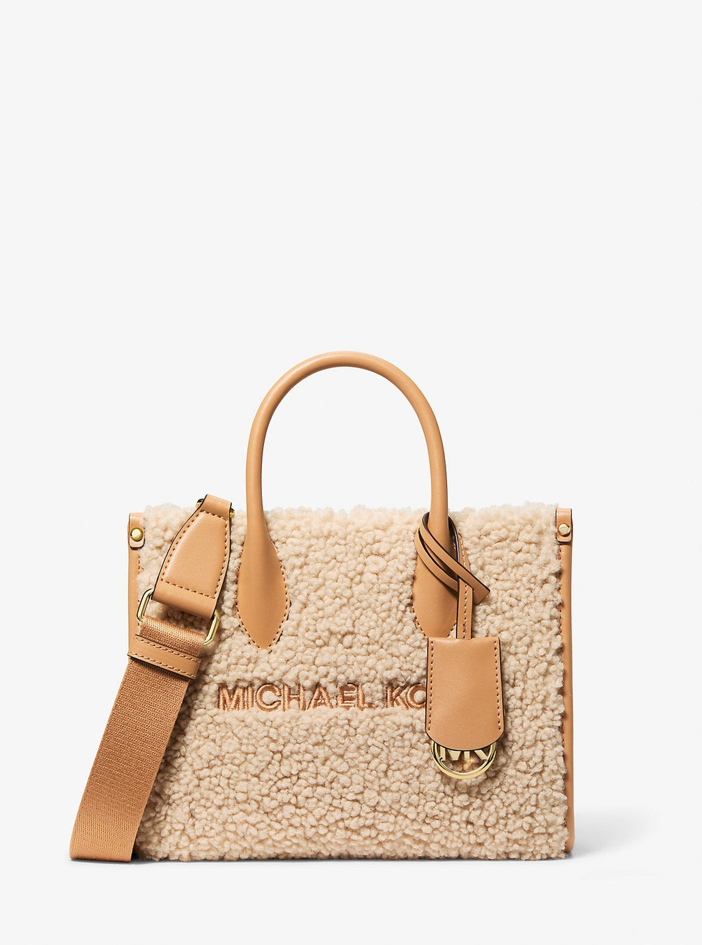 Mirella Small Faux Shearling Crossbody Bag