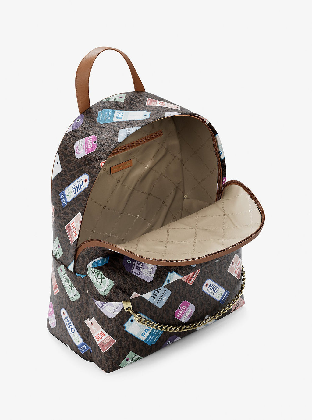 Slater Medium Printed Signature Logo Backpack