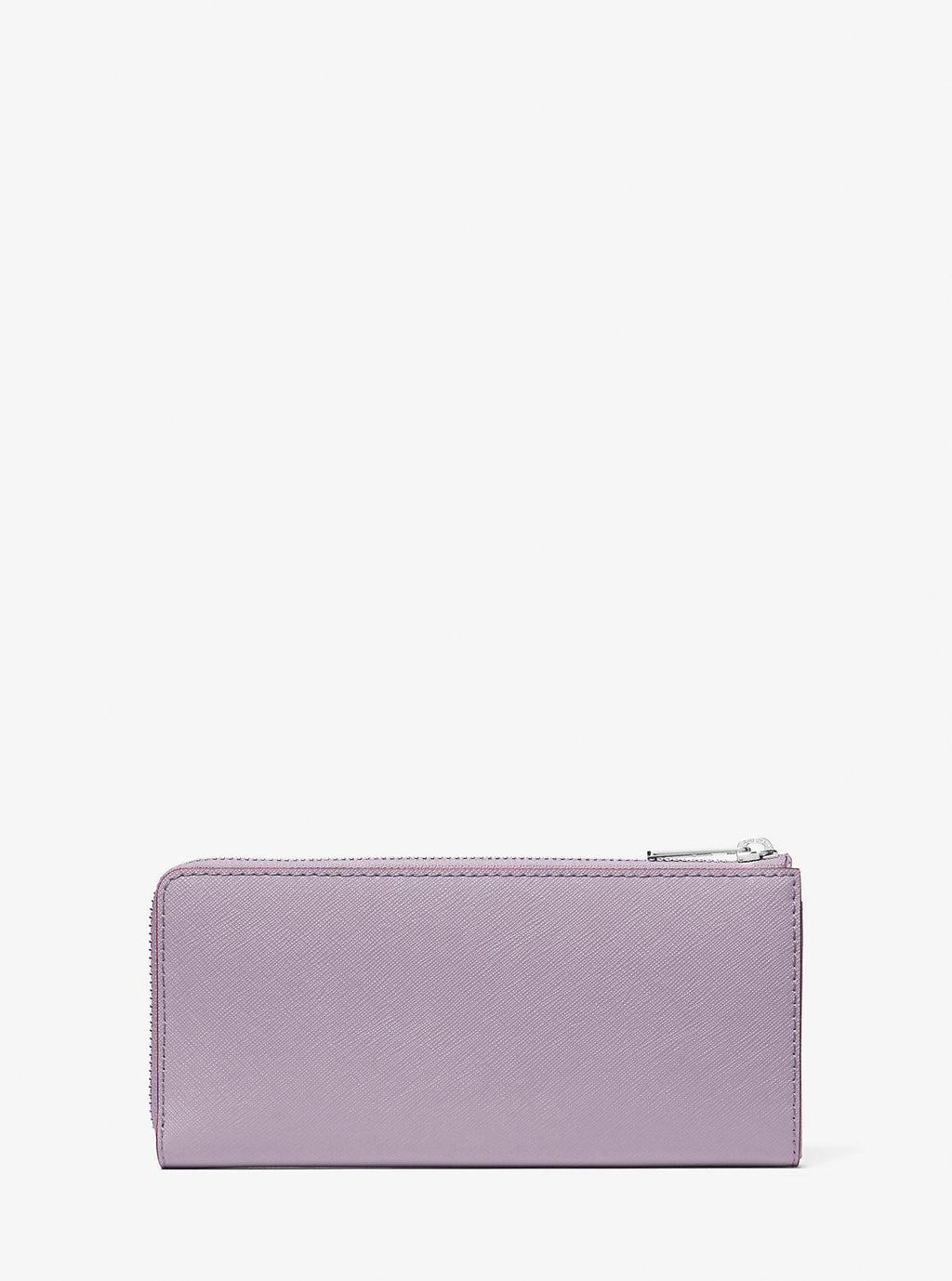 Jet Set Travel Large Saffiano Leather Quarter-Zip Wallet