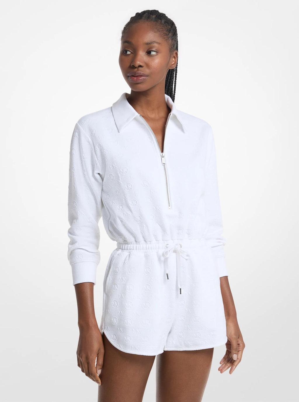 Logo Jacquard Romper