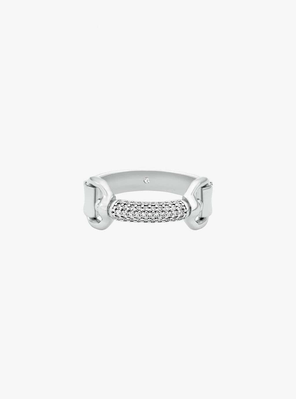 Pavé Horsebit Ring