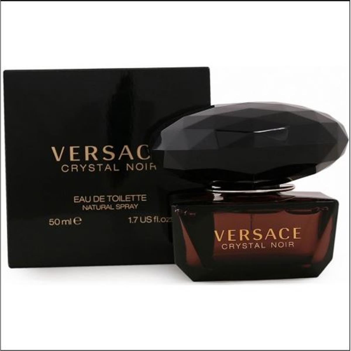 Versace WVERSACECRYSTALN1.7T 1.7 oz Crystal Noir Eau De Toilette Spray for Women
