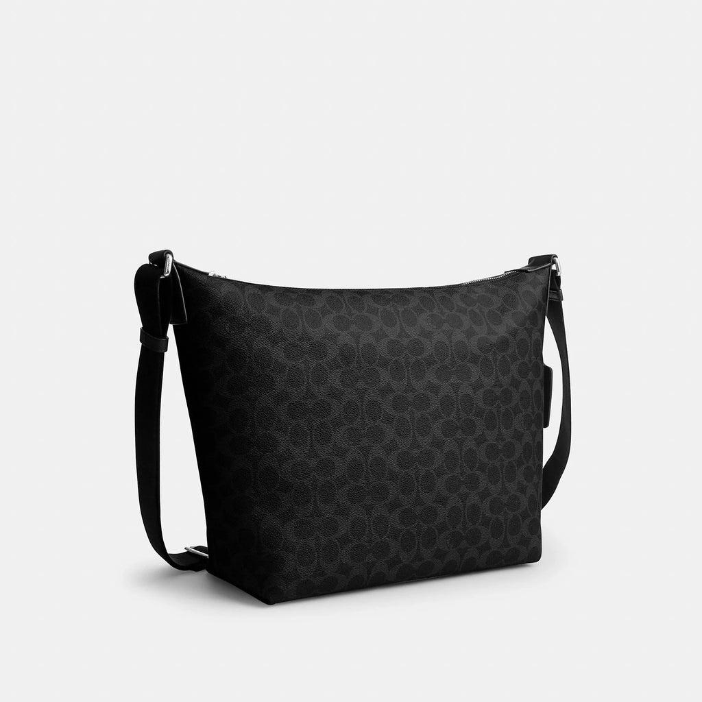 Coach Outlet Finn Hobo Bag 32 In Signature Canvas