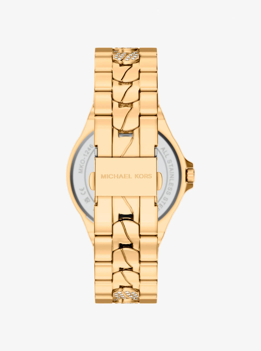 Lennox Pavé Gold-Tone Watch