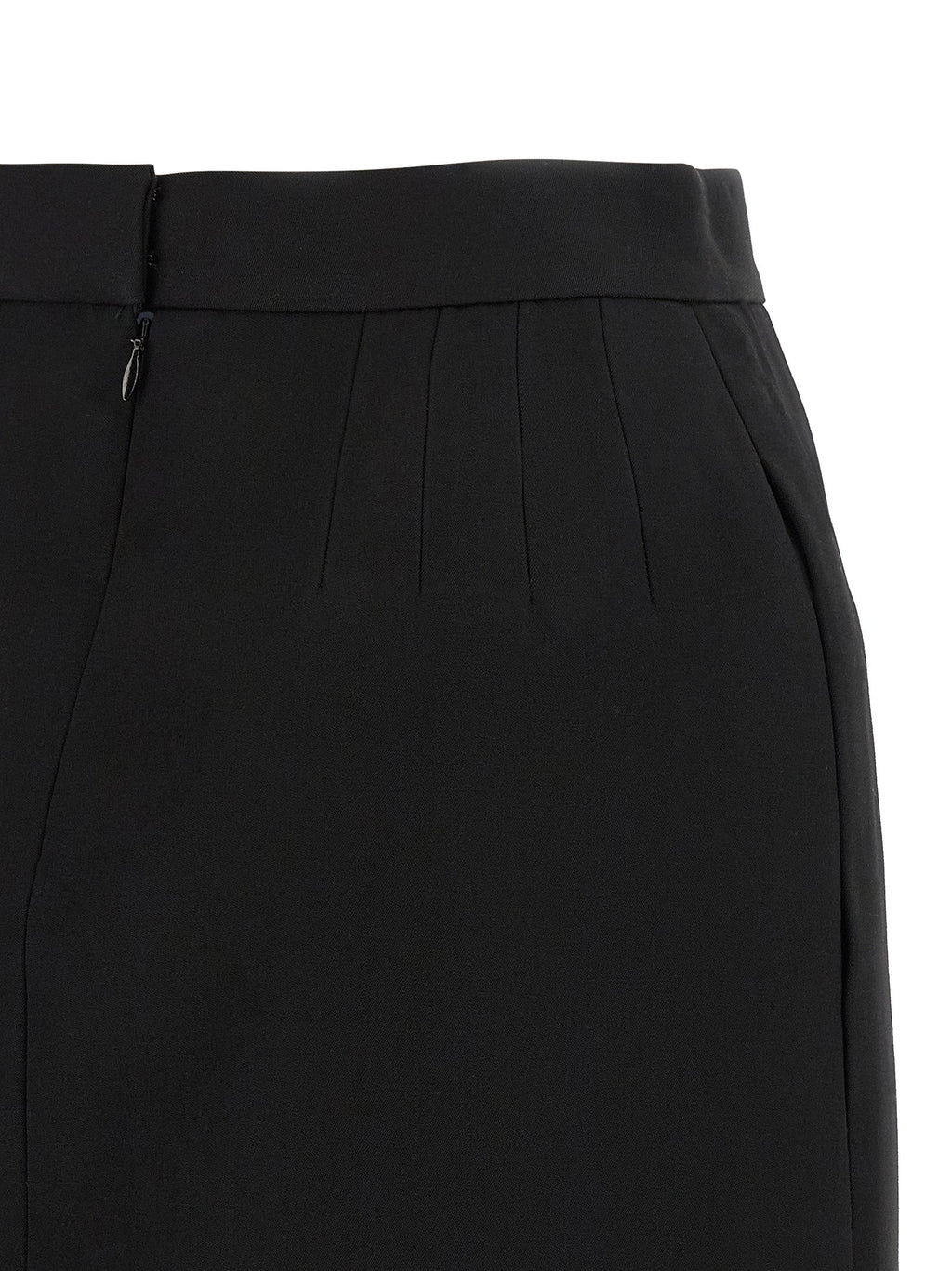 Versace Virgin Wool Long Women's Skirt