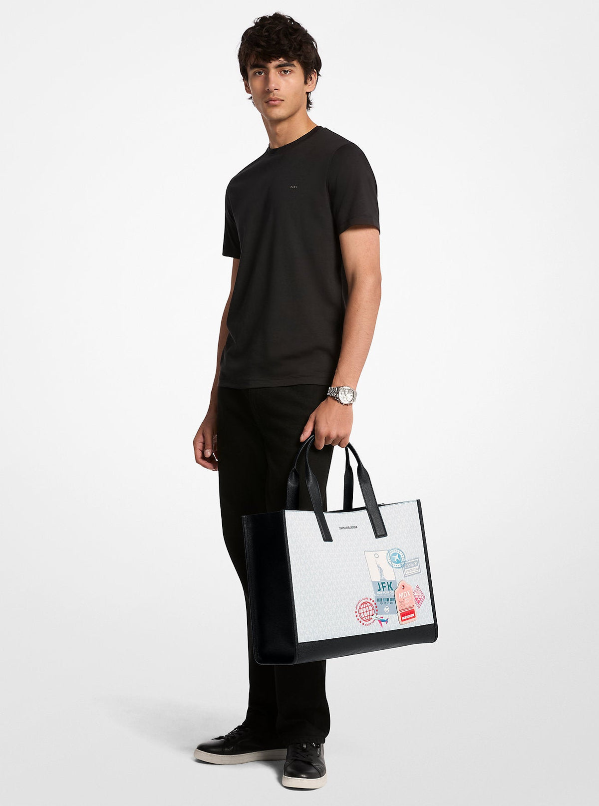 Cooper Medium Embellished Signature Logo Tote Bag