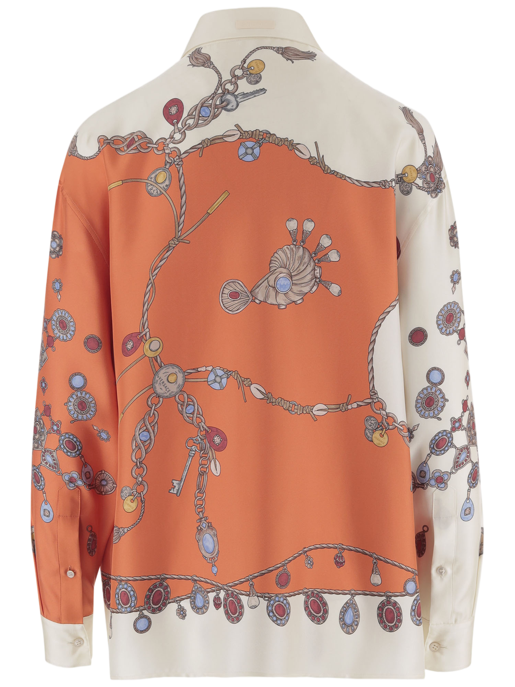 Multicolor Printed Silk Shirt