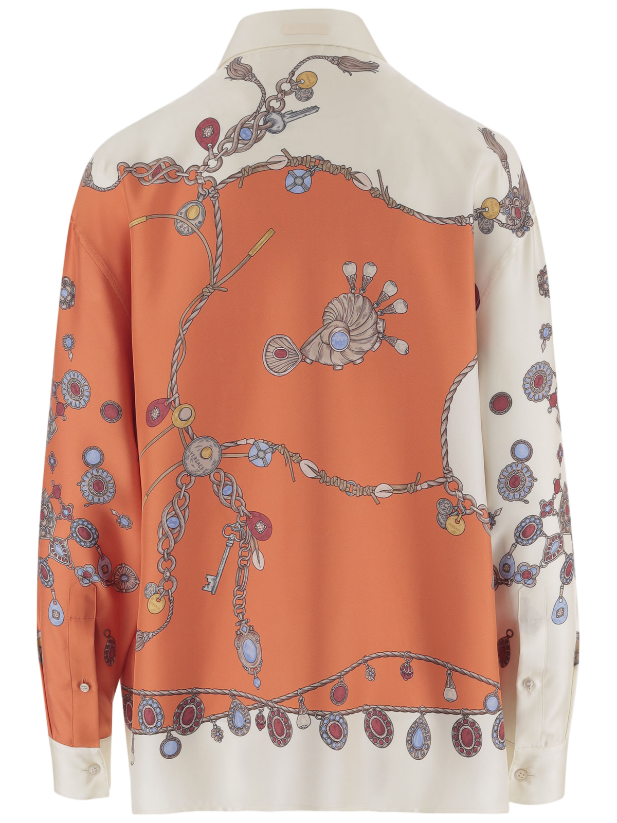 Multicolor Printed Silk Shirt
