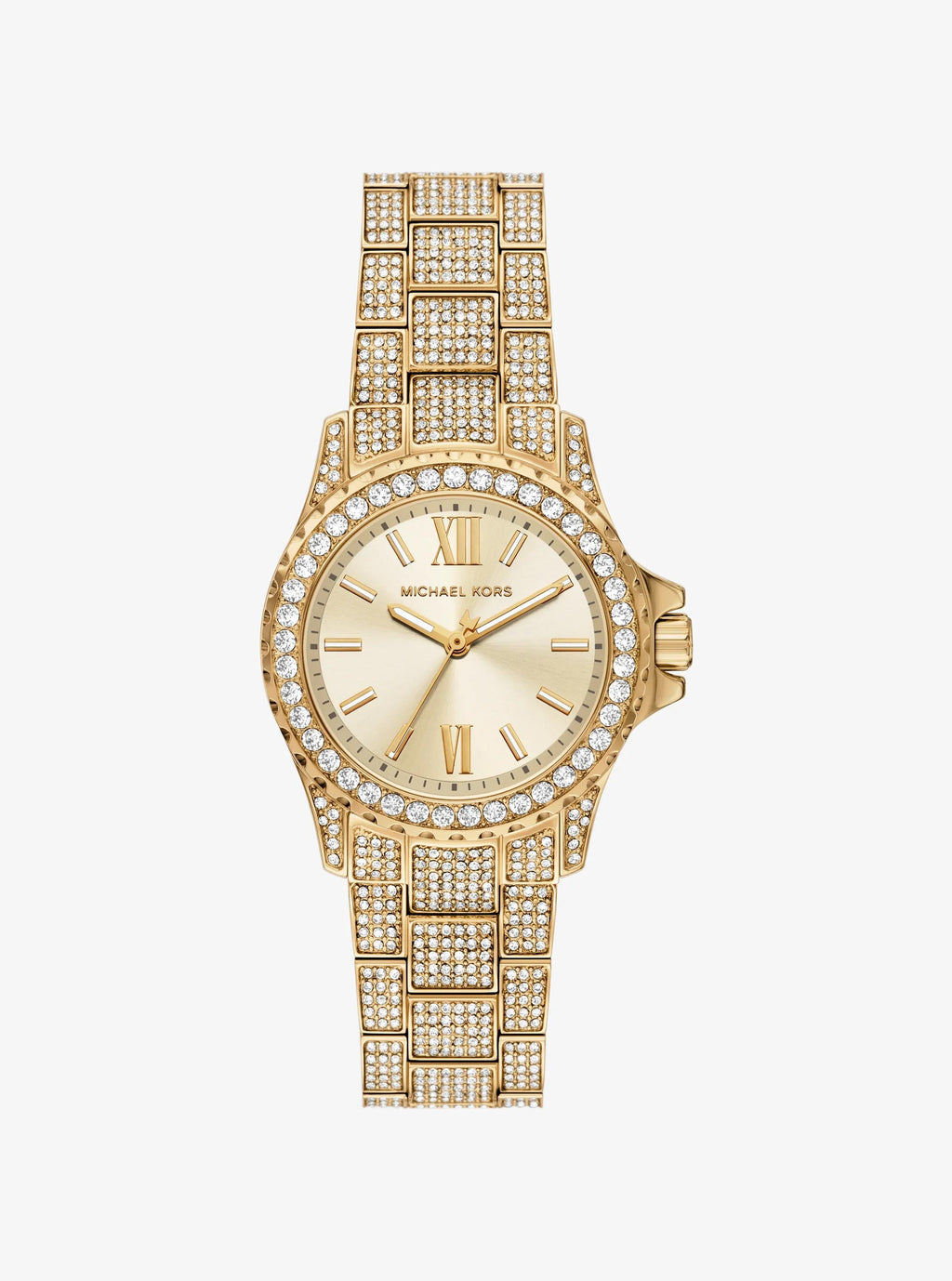Mini Everest Pavé Gold-Tone Watch