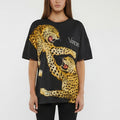 Versace Black Printed Jersey Short Sleeve T-Shirt