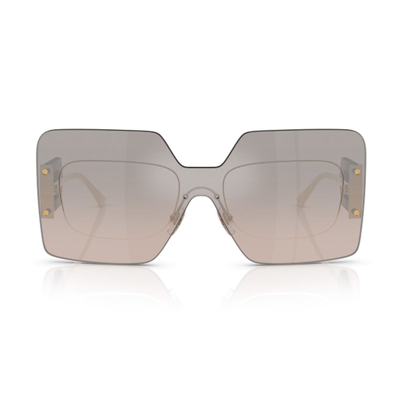 VE2277 10026I Light Transparent Brown/Brown to Grey Gradient Silver Mirror