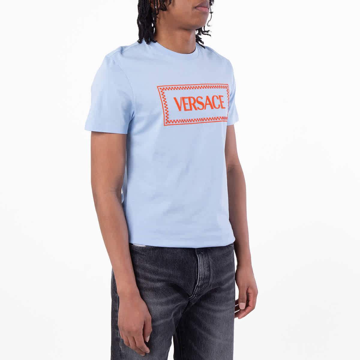 Versace Embroidered Logo T-Shirt