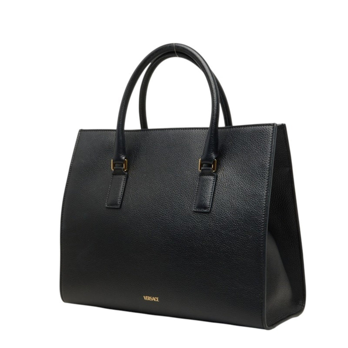 Versace Leather Handbag Shoulder Bag (Pre-Owned)