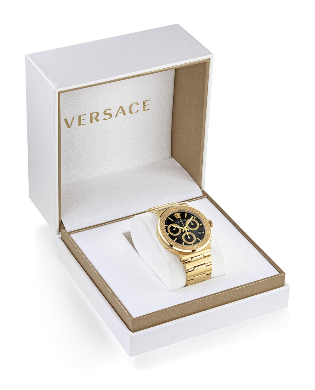 Greca Logo Chronograph Watch
